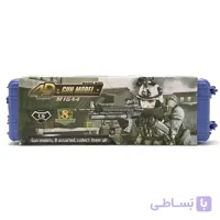 ساختنی ماکت تفنگ 4D GUN MODEL کد M16A4 همراه با کیف پلاستیکی