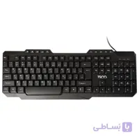 کیبورد تسکو با سیم مدل TK 8019 ا TSCO TK 8019 Wired Keyboard