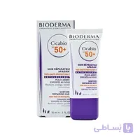 کرم ضد آفتاب کودک بایودرما مدل سیکابیو با +SPf 30 حجم 50 میلی لیتر ا Bioderma baby sunscreen model Cikabio with + SPf 30, volume 50 ml