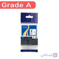 نوار لیبل پرینتر برادر کد TZE-611 غیر اورجینال