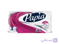 دستمال توالت پاپیا مدل بسته 2رولی