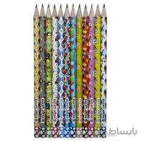 مداد مشکی آریا مدل KID'S ART کد A4 بسته 12 عددی