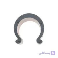 نگهدارنده لوله سایز 2.5 سانتی متر رنگ طوسی