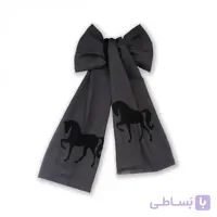 شال طرح دار مدل اسب طوسی