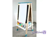 تخته سیاه و وایتبرد و رول کاغذ نقاشی