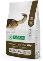 غذای خشک Nature's Protection مدل Sterilised long hair مخصوص گربه مو بلند عقيم شده تهيه شده از گوشت طيور - 2 كيلوگرم