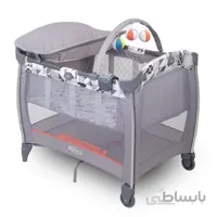 تخت و پارک گراکو مدل Contour Electra Patchwork Grey ا Graco Contour Electra - Patchwork Grey