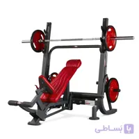 میز پرس بالا سینه قدرتی کمکی مدل 1HP205 برند پاناتا ا SUPER OLYMPIC INCLINED BENCH