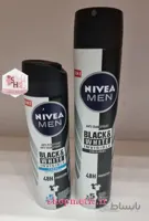 دو عدد اسپری 200ml+150ml اینویزیبل بلک اند وایت نیوا