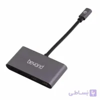 هاب 4 پورت USB Type C بیاند BA-404 ا Beyond BA-404 4 Port USB Type C Hub