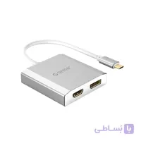 هاب آداپتور 1 به 2 تایپ سی اوریکو ORICO XD-CFHD4 Type-C to DP + HDMI Adapter