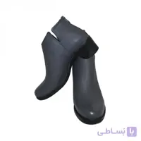 نیم بوت زنانه چرم طبیعی طوسی مدل تیماج