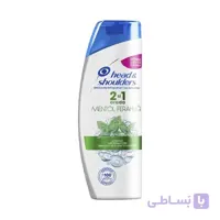 شامپو هد اند شولدرز با رایحه نعناع ۴۰۰ میل ترکیه ا head-& shoulders 2'si 1 arada şampuan