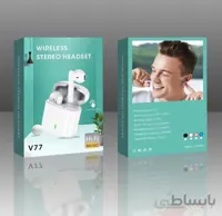 ایرپاد بلوتوثی مدل V77 ا V77 WIRELESS STEREO HEADSET