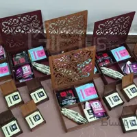 جعبه پذیرایی مدل مینیاتوری مشبک با محتویات(کد2)