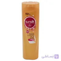 شامپو موی سان سیلک مدل Shine & Strength 2*1 حجم 350 میلی لیتر (کد869/ترکیه)