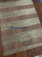 پرده زبرا سبز طرح چوب