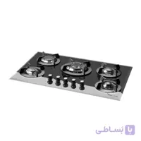 اجاق گاز پنج شعله شیشه ای G311 میلان