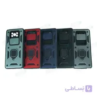 قاب گوشی شیائومی پوکو Xi Poco X3/X3 Pro کاور ضد ضربه بتمن آرمور با محافظ لنز دوربین Xi Poco X3/X3 Pro