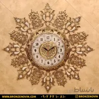 ساعت دیواری برنزی طرح سایه