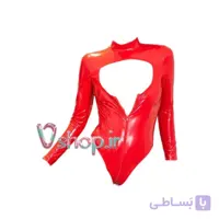 بادی لاتکس سینه باز دو زیپ