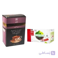 چای دبش عطری 500 گرم همراه با چای کیسه ای دبش لیمویی 25عددی