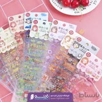 ست استیک لیبل ورقه ای eda طرح pet