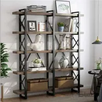 کتابخانه چوبین نورا مدل Skch1