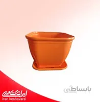 گلدان پلاستیکی مربعی کلاسیک سایز بزرگ مدل 1030