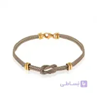 دستبند طلای زنانه طرح فرد کد CB403