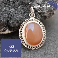 گردنبند عقیق یمنی اصل طرح تابیده کد G_1678