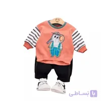 ست بلوز و شلوار جین کارتونی