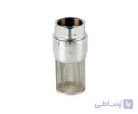 شیر یکطرفه برنجی کرومی خنبره فیلتر دار 1.1/4 اینچ مدل 07 3141