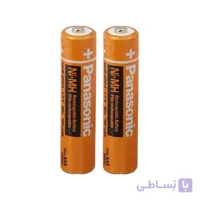 باتری نیم قلمی قابل شارژ 750mAh دوتایی مارک Panasonic