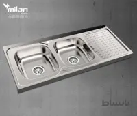 سینک ظرفشویی استیل میلان مدل 3018