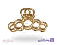 کلیپس مو مدل حلقه حلقه ای فلزی کد hcw003