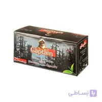چای کیسه ای 25 تایی کاپیتان در کارتن 80 عددی ا capitan 25