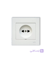 پریز برق آسیا الکتریک (الماس سفید)