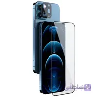محافظ صفحه و گلس لنز دوربین نیلکین آیفون 12 پرو مکس Nillkin Amazing 2-in-1 HD full screen protector for Apple iPhone 12 Pro Max