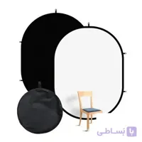 فون پرتابل سفید مشکی ( مخمل 100% خارجی )