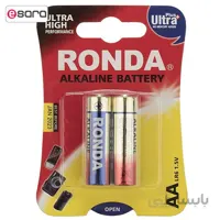 باتری قلمی روندا مدل Ultra Plus Alkaline بسته 2 عددی ا Ronda Ultra Plus Alkaline AA Battery Pack Of 2