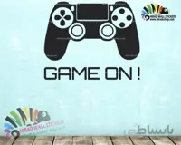 استیکر دیواری گیم نت و کلوپ و بازی دسته بازی پلی استیشن 4 PlayStation 4 Controller Wallstickers کد h784