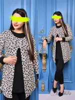 تونیک گلدار کرپ کش کد ۵۵۰
