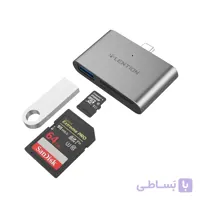 هاب 3 پورت LENTION USB-C سری LUXURYمدل CS15