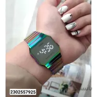 ساعت هفت رنگ led کاسیو