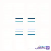 پرده حمام 140*190 رزین تاژ طرح Grid Blue