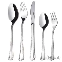 سرویس قاشق و چنگال 24 نفره ناب استیل طرح برلین استیل براق (98 پارچه) ا Nab-Steel Berlin Steel Cutlery Set 98 Pieces