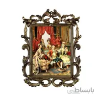 تابلو آینه ای پلی رزین لوتوس مدل LOUIS XV IN THE THERONE ROOM کد PH-70017-A1