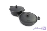 سرویس قابلمه ماهیتابه سایز بزرگ مجلسی آلومسان