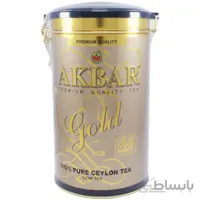 چای قوطی اکبر Akbar مدل Gold